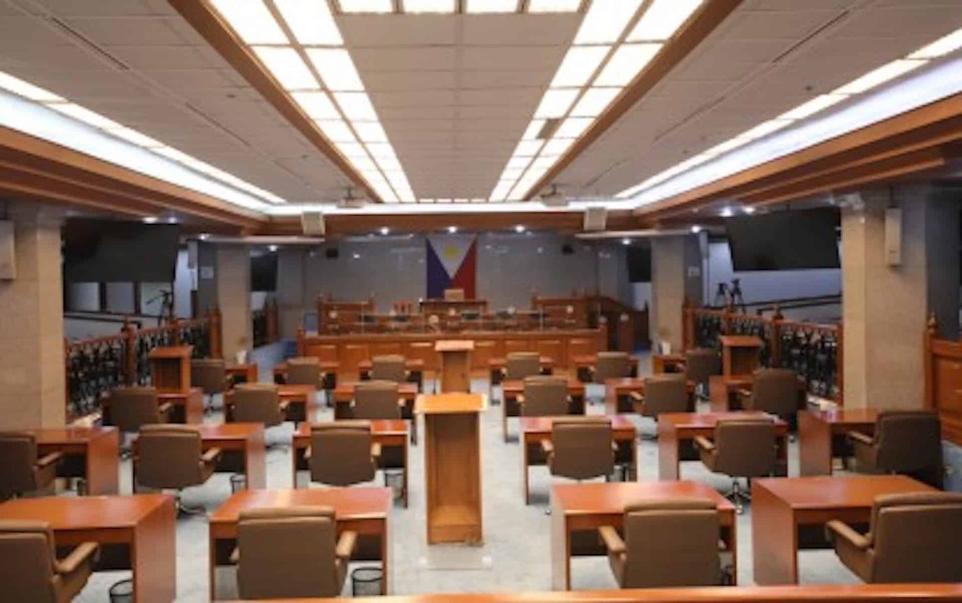 The Senate of the Philippines session hall